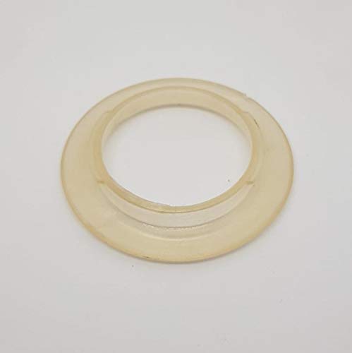 Soni Homedecor Plastic Curtain Rings 1.5 inches Eyelet Rings with Lock Silver Colour